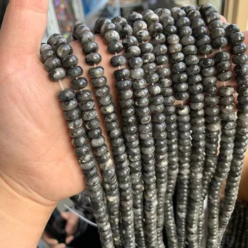 Náramek Přírodní korálky 5x8mm | výroba šperků - Č.27 Labradonit , 5x8mm 33-35 ks