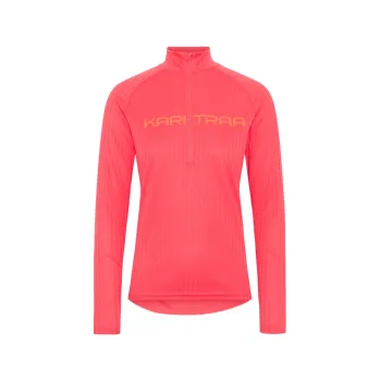 Kari Traa Triko s dlouhým rukávem Kari Traa Ella Baselayer Halfzip Candy