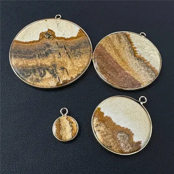 Přívěsek Přívěsek z kamene na řetízek | dámský šperk - Č.1 Obrázek , 13MM 3KS