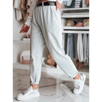 Dámské kalhoty Dámské kalhoty DSTREET TAILANDI SVĚTLE ŠEDÁ L