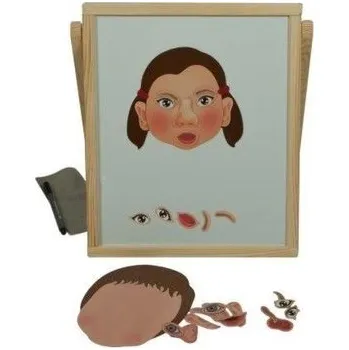 Set školních potřeb Tablica magnetyczna rozkładana z układanką