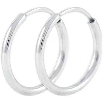 Náušnice Soliter Kruhy z bílého zlata 231 001 00333 07 + 2 měsíce na vrácení zboží