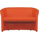 Dvojkřeslo CUBA - oranžová ekokůže - SLEVA 3% s kodem radost25