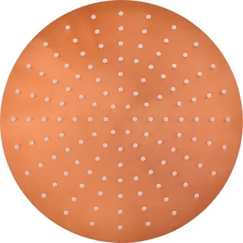 Sprchová hlavice Hlavová sprcha kulatá kovová ø 30 cm s 4-otvorovými tryskami, Zlatá Růžová - kartáčovaná KS0001/4ZRK, RAV Slezák