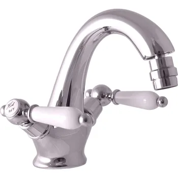 MORAVA RETRO - Bidetová baterie s výpustí, Chrom MK543.0, RAV Slezák Barva: Chrom, Rozměr: 1/2"