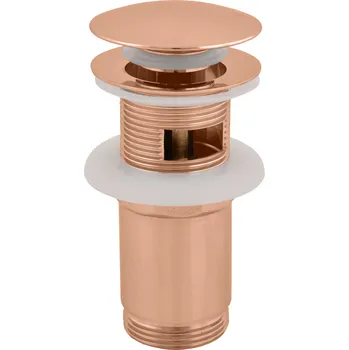 Výpusť umyvadlová CLICK-CLACK 5/4 , Zlatá Růžová - lesklá MD0484ZRL, RAV Slezák