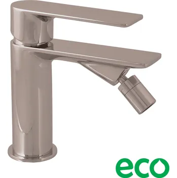 Vodovodní baterie NIL - Bidetová baterie bez výpusti, Metal Grey - lesklá NL144.0MGL, RAV Slezák Barva: METAL GREY - lesklá, Rozměr: 3,8"