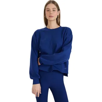 Pánská móda Dámská mikina 4F-SWEATSHIRT F1543-30S-DARK BLUE Modrá S