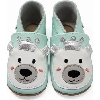 Barefoot capáčky Lait et Miel - L'ours roi Velikost: 18-24M