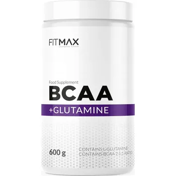 Aminokyselina BCAA + Glutamin v prášku FitMax 600 g ananas