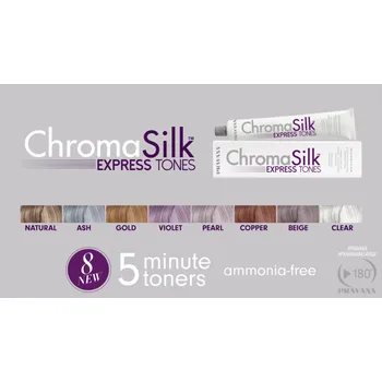 Barva na vlasy Pravana Chromasilk Express Toner - Natural: Tónovací přípravek pro vlasy - Přírodní odstín