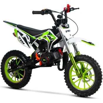 malá motorka Motocykl Minicross XTR 701 49cc 2t Bílo-zelená