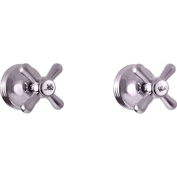 Vodovodní baterie MORAVA RETRO - Sprchová baterie podomítková 1-cestná s tělesem, Chrom MK183, RAV Slezák Barva: Chrom