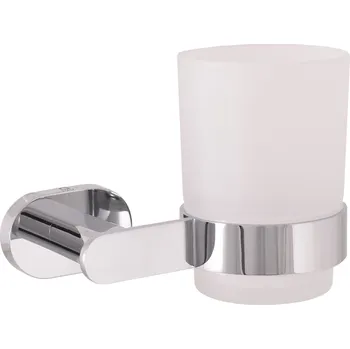 Mýdlenka YUKON - Koupelnový doplněk Držák kartáčků skleněný, Chrom YUA0201, RAV Slezák