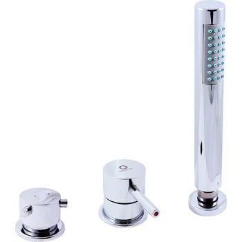 Vodovodní baterie SEINA - Vanová baterie 4-otvorová, Chrom SE975.0P, RAV Slezák Barva: Chrom, Rozměr: 1/2"