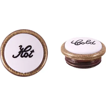 Vodovodní baterie MORAVA - Značení na ručku , Stará mosaz (Bronz) SD0051SM, RAV Slezák