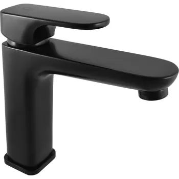 Vodovodní baterie YUKON - Umyvadlová baterie bez výpusti, Černá - matná YU128.0CMAT, RAV Slezák Barva: Černá - matná, Rozměr: 1/2"