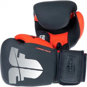 Boxerské rukavice Boxerské rukavice Fighter Secure Fit - černá/červená 14