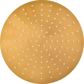 Sprchová hlavice Hlavová sprcha kulatá kovová ø 30 cm s 4-otvorovými tryskami, Zlatá - kartáčovaná KS0001/4ZK, RAV Slezák