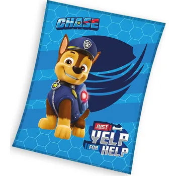 Dětská deka Dětská deka Tlapková Patrola Hrdina Chase 110x140 cm