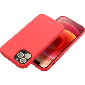 Pouzdro na mobilní telefon Zadní silikonový kryt ROAR case COLORFUL JELLY pro Apple iPhone 16, peach pink