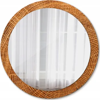 Zrcadlo Zrcadlo na líčení nástěnné, dubové dřevo, 90 cm