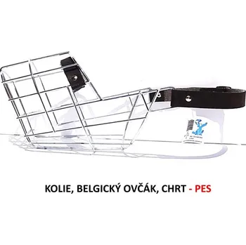 Náhubek pro psa Mr. Rozchov Náhubek kovový - Kolie, Belgický ovčák, Chrt - pes
