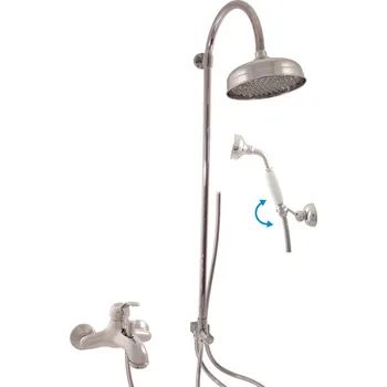 Vodovodní baterie LABE - Vanový systém s baterií, Chrom L054.5/3, RAV Slezák