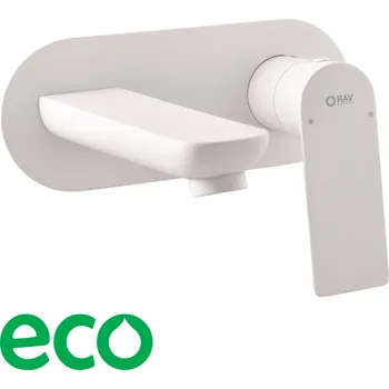 Vodovodní baterie NIL - Umyvadlová baterie vestavěná, Bílá - matná NL135BMAT, RAV Slezák