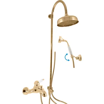 LABE - Vanový systém s baterií, Zlatá - lesklá L554.5/3Z, RAV Slezák