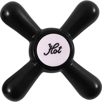 Vodovodní baterie Ručka RETRO - Ručka, Černá - matná KR1002CMAT, RAV Slezák Barva: Černá - matná, Rozměr: teplá