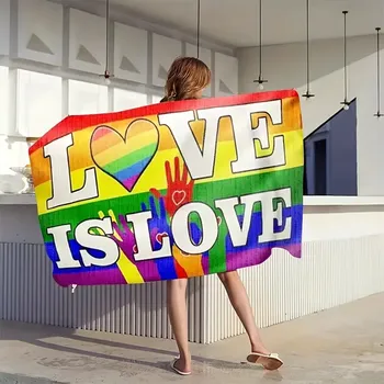 Ručník Ručník 80x160 cm LOVE IS LOVE