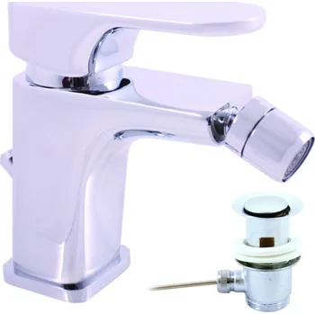 YUKON - Bidetová baterie s výpustí, Chrom YU145.0K, RAV Slezák Barva: Chrom, Rozměr: 1/2"