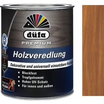 barva a nátěr na dřevo Lazurovací lak düfa 2,5 l hnědý polomat