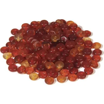 Přírodní kámen Přírodní korálky 2x6 mm | výroba šperků - Č.11 Achát červený , 2x6mm cca 20ks