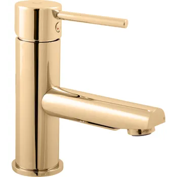 Vodovodní baterie SEINA - Umyvadlová baterie bez výpusti, Zlatá - lesklá SE926.0Z, RAV Slezák Barva: ZLATÁ - lesklá, Rozměr: 1/2"