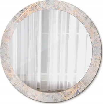 Zrcadlo Kulaté nástěnné Zrcadlo Starte, obkladový design, 80 cm