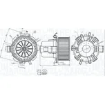 vnitřní ventilátor MAGNETI MARELLI 069412315010