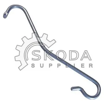 Lanko parkovací brzdy Tažné lanko, parkovací brzda ŠKODA Original OEM 1K0609651C