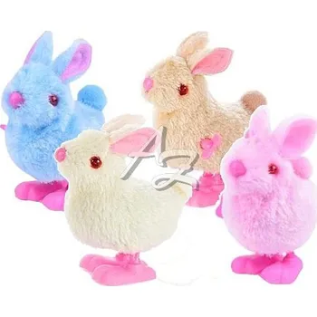 plyšák zvířátko plyšové 8x6x9cm na klíček, Králíček + kuřátko, mix