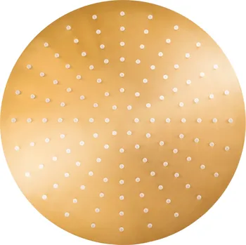 Sprchová hlavice Hlavová sprcha kulatá kovová ø 30 cm s 4-otvorovými tryskami, Zlatá - lesklá KS0001/4Z, RAV Slezák