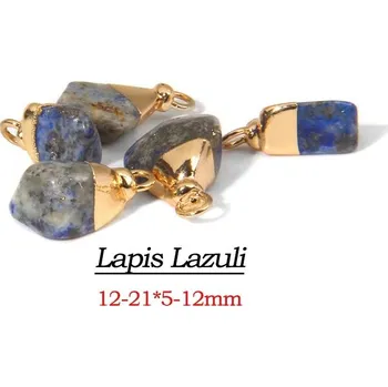 Přívěsek Přívěsek ze surového kamene | minerální přívěsek - 5 Lapis Lazuli , 2 kusy