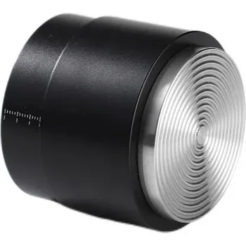 Espresso tamper s jehlami pro dokonalé pěchování | pěchovadlo na kávu, distributor kávy - Závitová základna , 51 mm