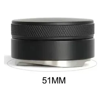 Kávovar Nerezový tamper na kávu 51/53/58mm | pěchovadlo, distributor kávy - Černá 51mm