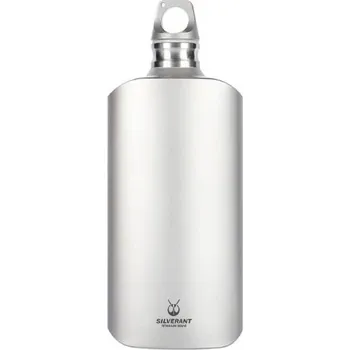 Kempingové nádobí Titanová láhev 800 ml slim