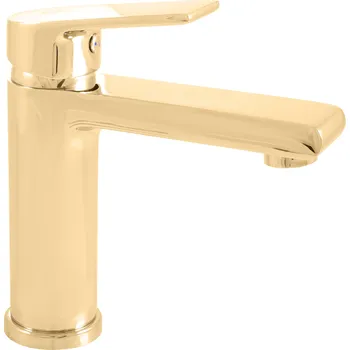 Vodovodní baterie COLORADO - Umyvadlová baterie bez výpusti, Zlatá - lesklá CO128.0Z, RAV Slezák Barva: ZLATÁ - lesklá, Rozměr: 3,8"