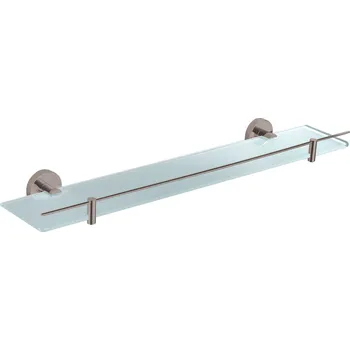 COLORADO - Koupelnový doplněk Polička skleněná 600 mm, Metal Grey - lesklá COA0900/60MGL, RAV Slezák