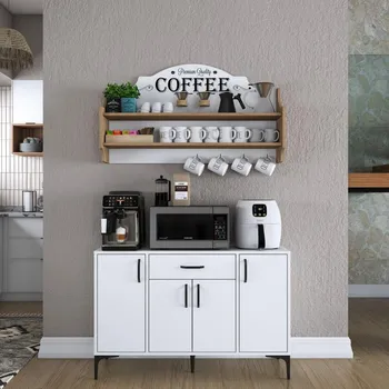 Šatní skříň Casarredo SOMMA skříňka se závěsnou policí, bílá/ořech