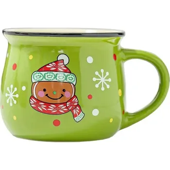 Vánoční hrnek 350 ml | kuchyňské vybavení - Zelený