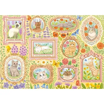 Puzzle SCHMIDT Aristokratické kočky 1000 dílků